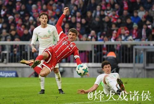 德甲-莱万科曼破门穆勒2助攻 拜仁4-2勒沃库森